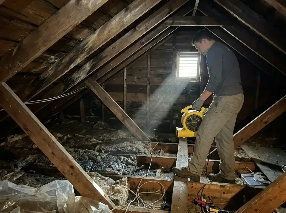 attic-water-damage-drying-proc-007 — frequently asked questions, Emergency Water Extraction & 24/7 Flood Response in Walker,…